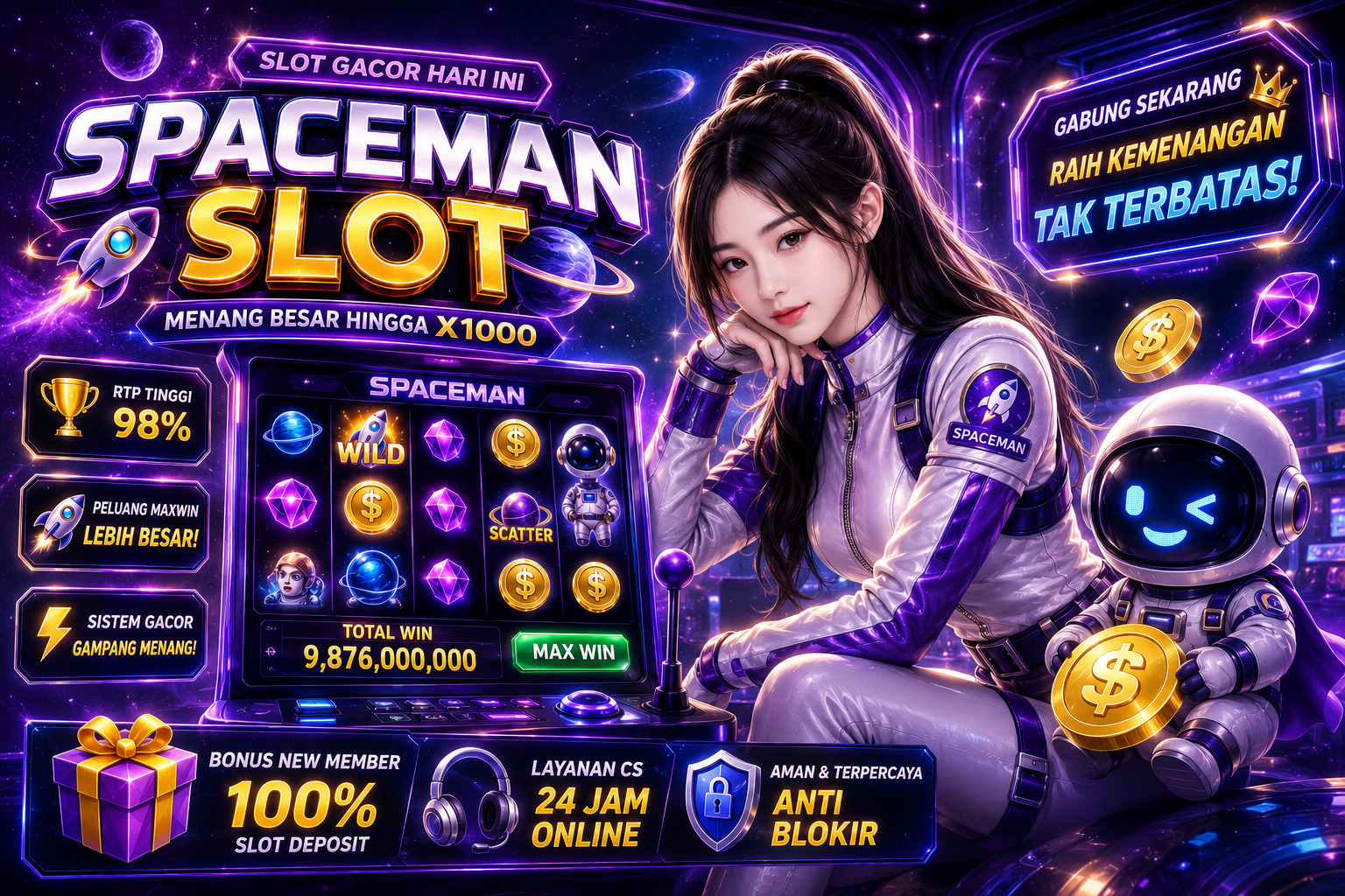 Spaceman Bisa Jadi Hiburan Menarik di Akhir Pekan